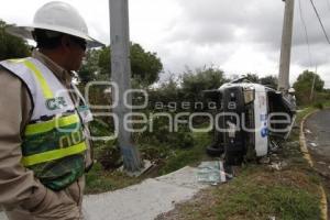 VOLCADURA TRANSPORTE PÚBLICO