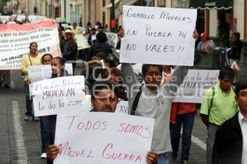 MANIFESTACIÓN MAESTROS