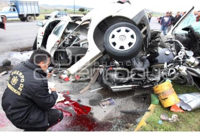 ACCIDENTE FEDERAL A TEHUACÁN