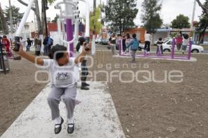 INAUGURAN GIMNASIO AL AIRE LIBRE