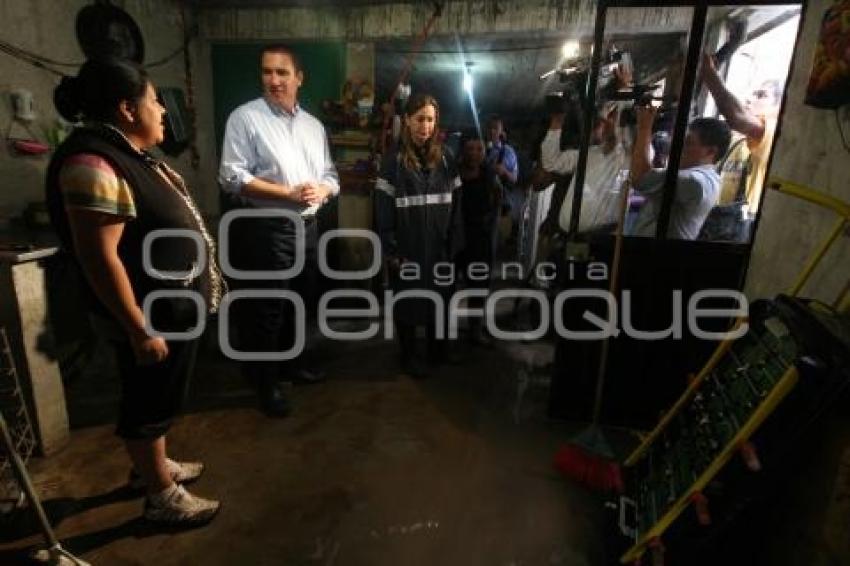 RMV RECORRE ZONA AFECTADA EN SAN MARTÍN TEXMELUCAN