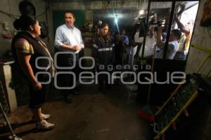 RMV RECORRE ZONA AFECTADA EN SAN MARTÍN TEXMELUCAN