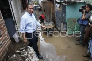 RMV RECORRE ZONA AFECTADA EN SAN MARTÍN TEXMELUCAN