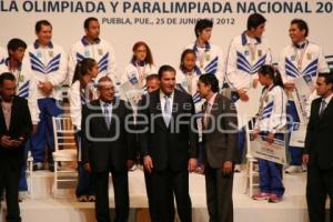 ENTREGA DE ESTÍMULOS A MEDALLISTAS OLIMPIADA NACIONAL