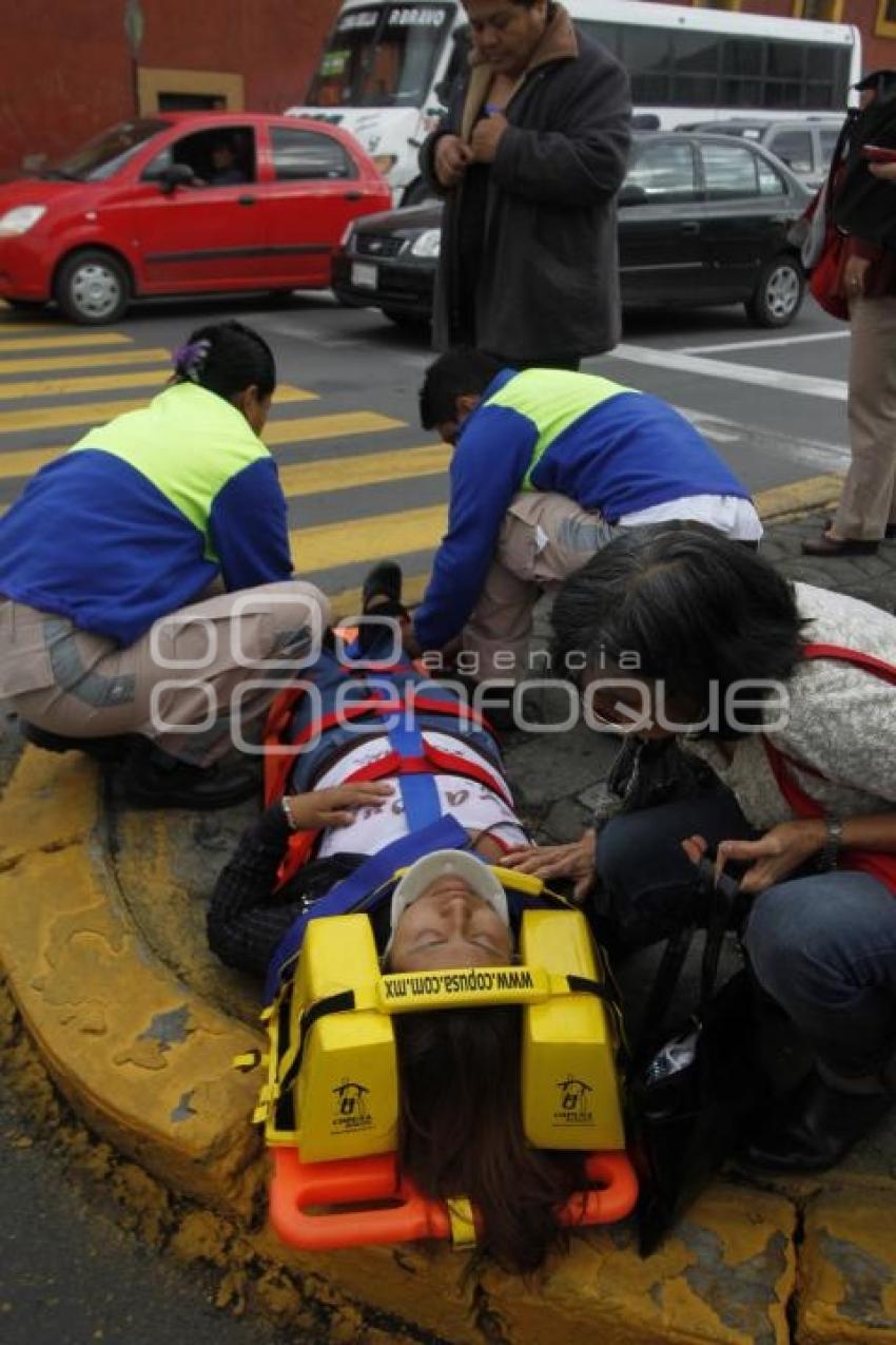 CHOQUE TRANSPORTE PÚBLICO