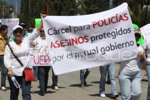 MANIFESTACIÓN POR MUERTE DE JOVEN