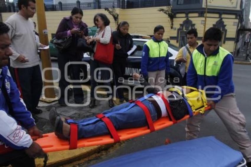 CHOQUE TRANSPORTE PÚBLICO