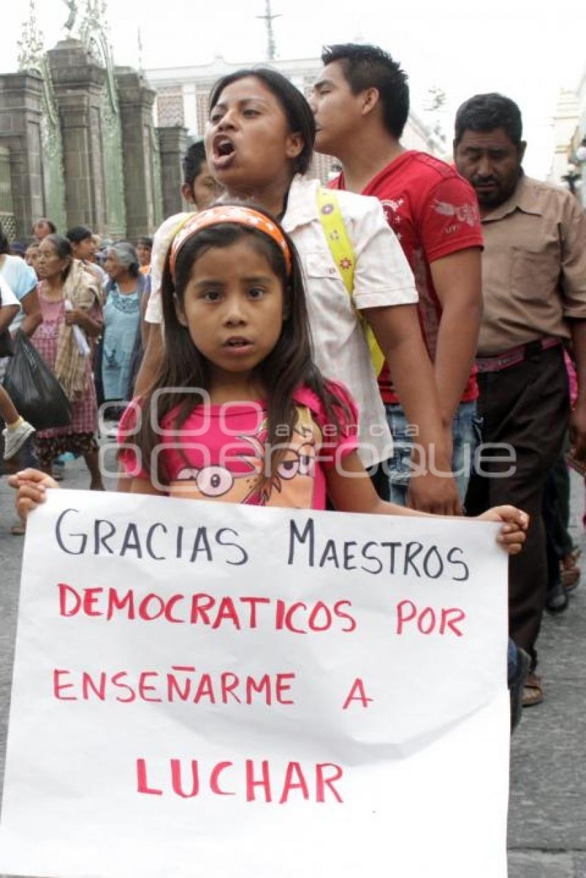 MANIFESTACIÓN MAESTROS DISIDENTES