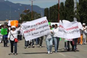 MANIFESTACIÓN POR MUERTE DE JOVEN