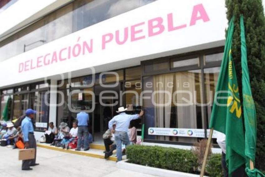 MANIFESTACIÓN UNTA. DELEGACIÓN SEDESOL