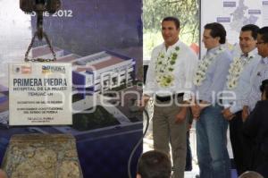 COLOCAN PRIMERA PIEDRA DE HOSPITAL EN TEHUACÁN