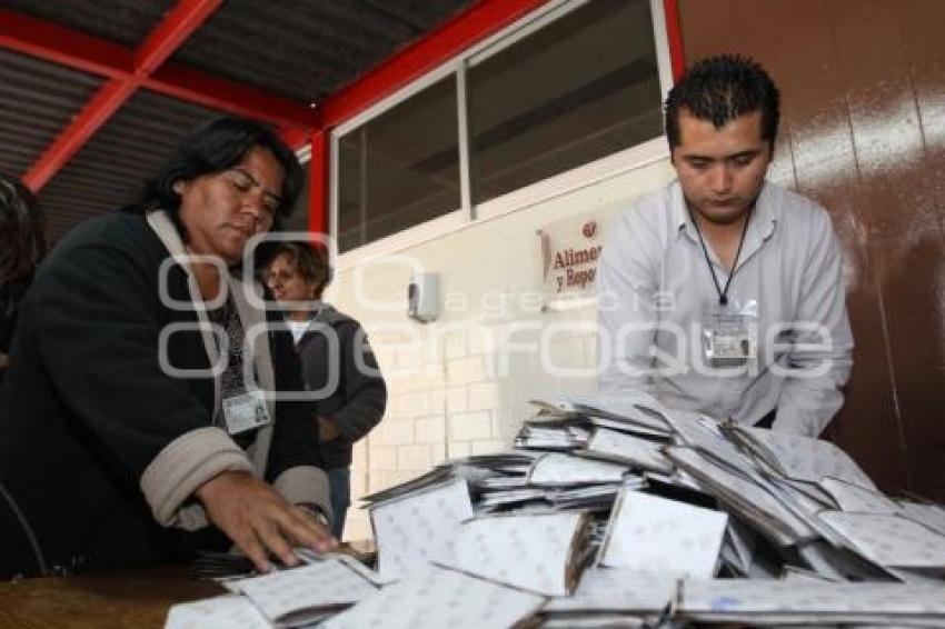 ELECCIONES 2012.CONTEO DE VOTOS