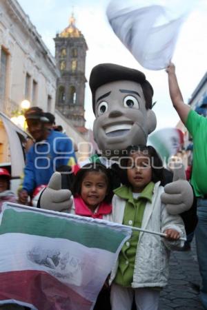 ELECCIONES 2012. FESTEJO PRI