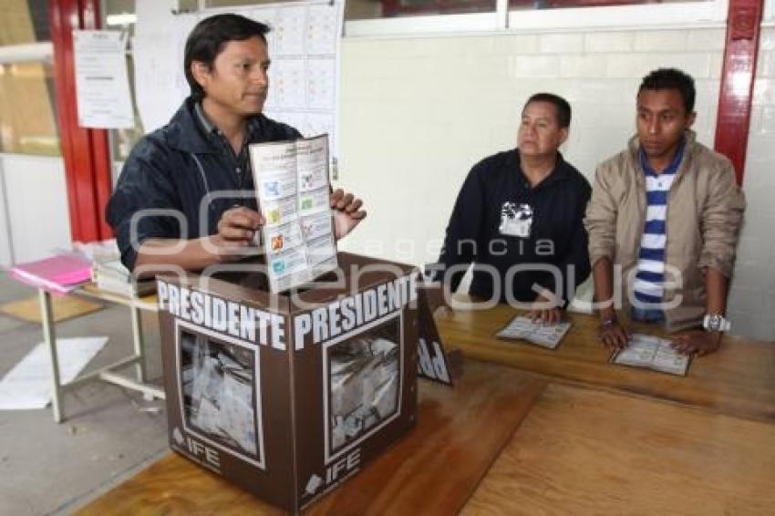 ELECCIONES 2012.CONTEO DE VOTOS