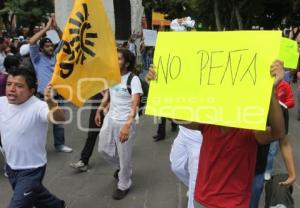 MANIFESTACIÓN CONTRA RESULTADOS ELECTORALES