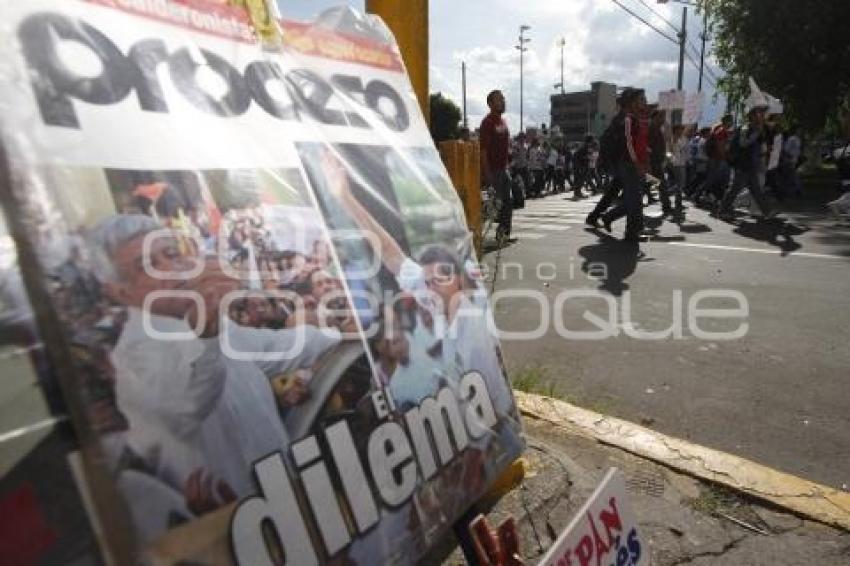 MANIFESTACIÓN CONTRA ENRIQUE PEÑA NIETO