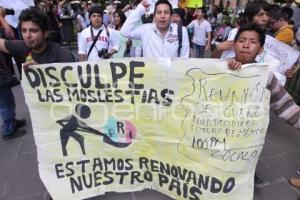 MANIFESTACIÓN CONTRA RESULTADOS ELECTORALES