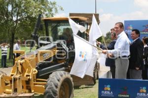 PRIMERA PIEDRA POLIDEPORTIVO PARQUE ECOLÓGICO