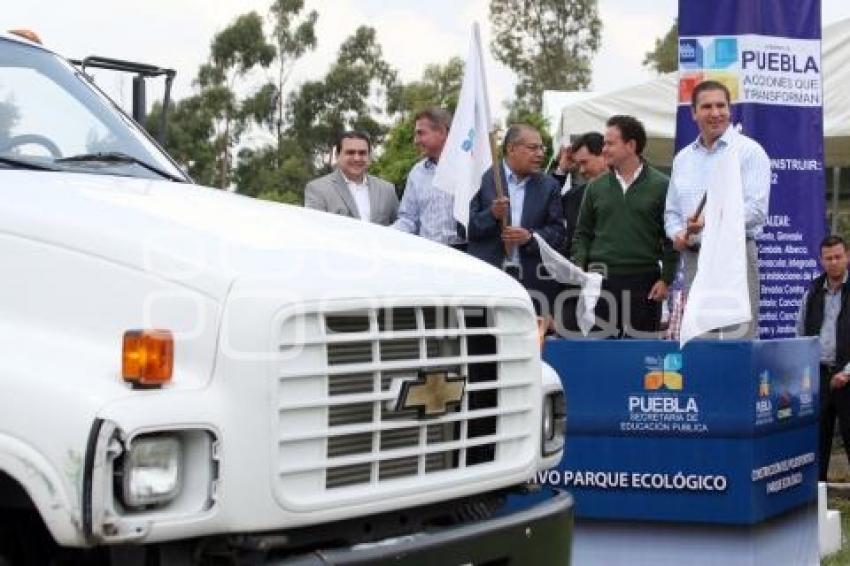 PRIMERA PIEDRA POLIDEPORTIVO PARQUE ECOLÓGICO