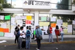 MANIFESTACIÓN CONTRA RESULTADOS ELECTORALES