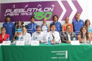 PRESENTAN CARRERA PUEBLATHLON