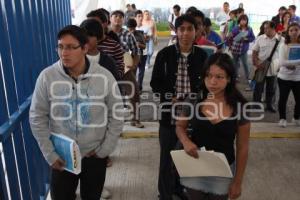 PROCESO DE ADMISIÓN BUAP 2012