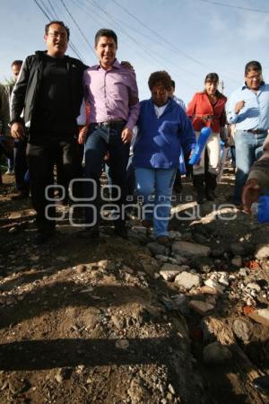 INICIO DE OBRA DE PAVIMENTACIÓN EN BARRANCA HONDA