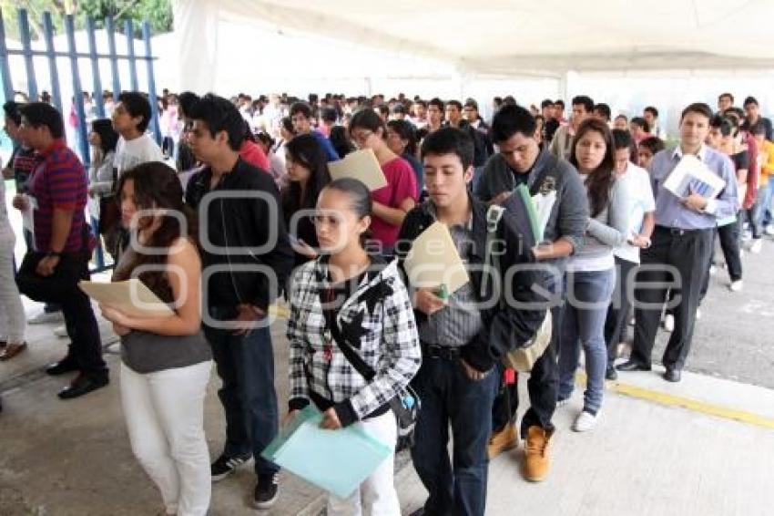 PROCESO DE ADMISIÓN BUAP 2012