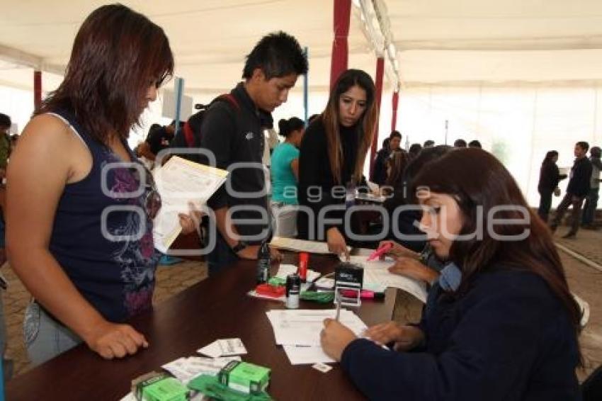 PROCESO DE ADMISIÓN BUAP 2012