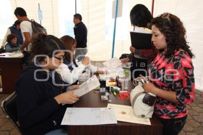 PROCESO DE ADMISIÓN BUAP 2012