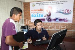 PROCESO DE ADMISIÓN BUAP 2012