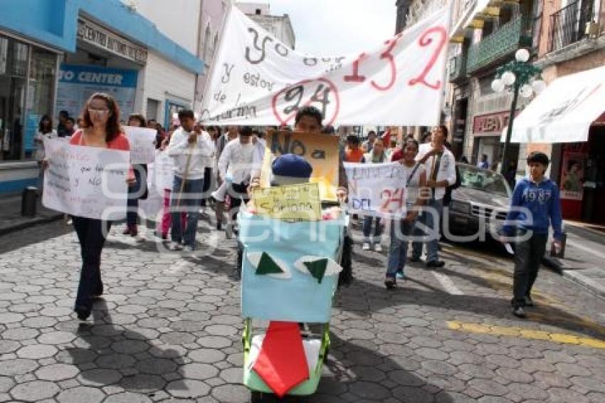 PRESUNTA MANIFESTACIÓN YO SOY 132