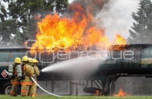 SIMULACRO INCENDIO. EMPRESA BASF