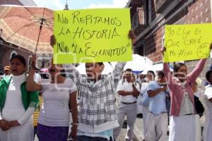 MANIFESTACIÓN ESCUELAS LAICAS