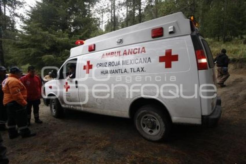 RESCATE GUIA EXCURSIONISTAS MALINCHE