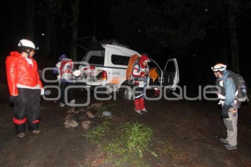 RESCATE GUIA EXCURSIONISTAS MALINCHE