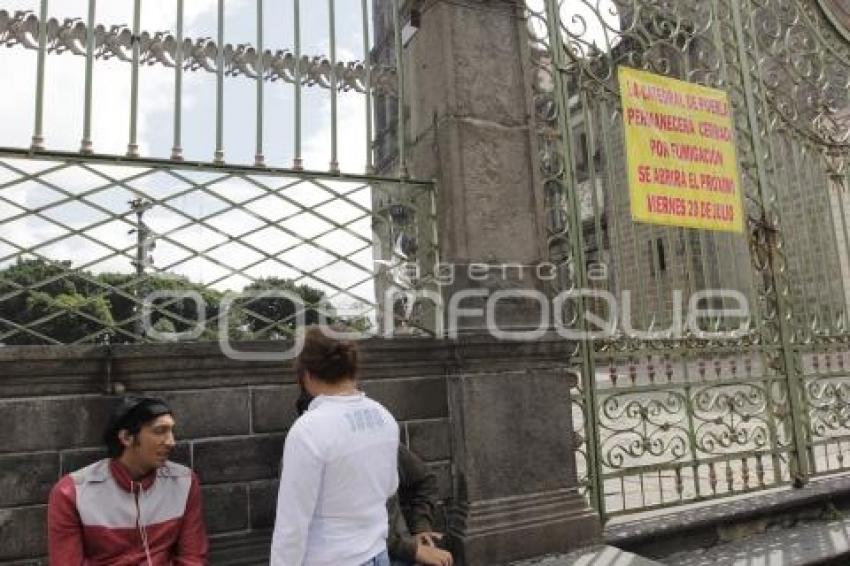 CATEDRAL CERRADA POR FUMIGACIÓN