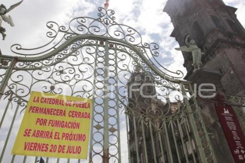 CATEDRAL CERRADA POR FUMIGACIÓN