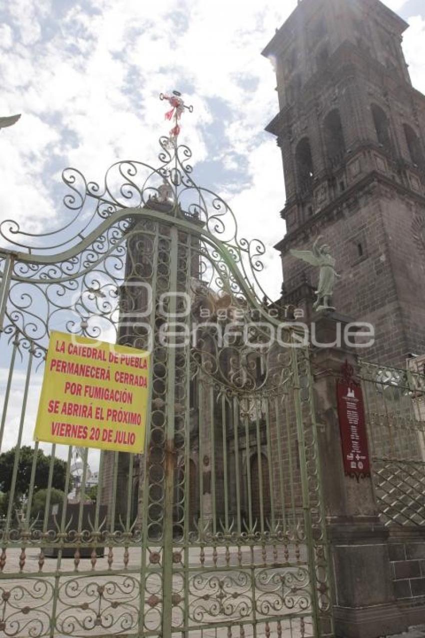 CATEDRAL CERRADA POR FUMIGACIÓN