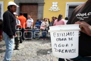 COLONIAS DEL SUR EXIGEN AGUA