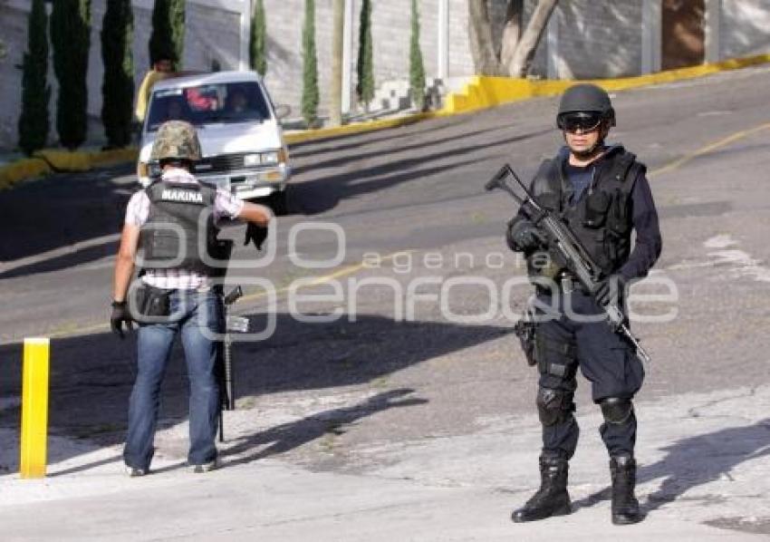OPERATIVO MARINA EN PUEBLA