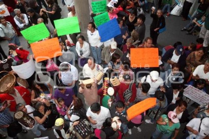 MANIFESTACIÓN COMERCIANTES ANALCO