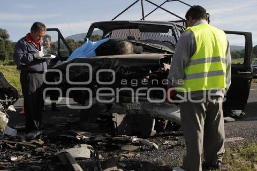 ACCIDENTE EN LA AMOZOC PEROTE