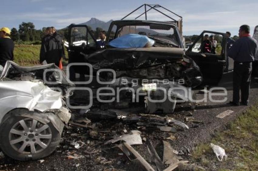 ACCIDENTE EN LA AMOZOC PEROTE