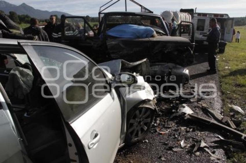 ACCIDENTE EN LA AMOZOC PEROTE
