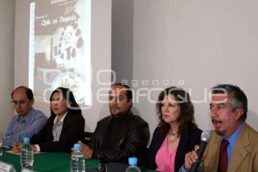 HOMENAJE AL CHILE EN NOGADA EN MUSEO STA MÓNICA