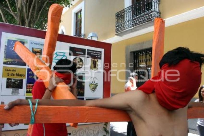 MANIFESTACIÓN ASPIRANTES BUAP