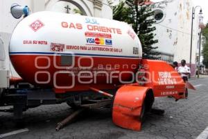 CHOQUE PIPA DE GAS