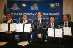 FIRMA DE CONVENIO SIGER-FEDANET