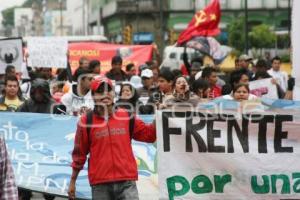 MANIFESTACIÓN INCONFORMES BUAP